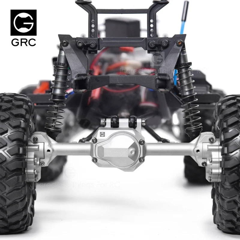 GRC G2 CNC Aluminum Axle Housing W/Ackerman Full Set For TRX-4 Defender Bronco Blazer G500 Upgrade Option parts #GAX0121AFB/AFS