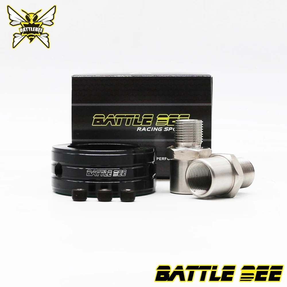 BATTLE BEE Oil-Filter Sandwich Oil temp oil pressure gauge sensor Adapter-plate  BB-OUA-001