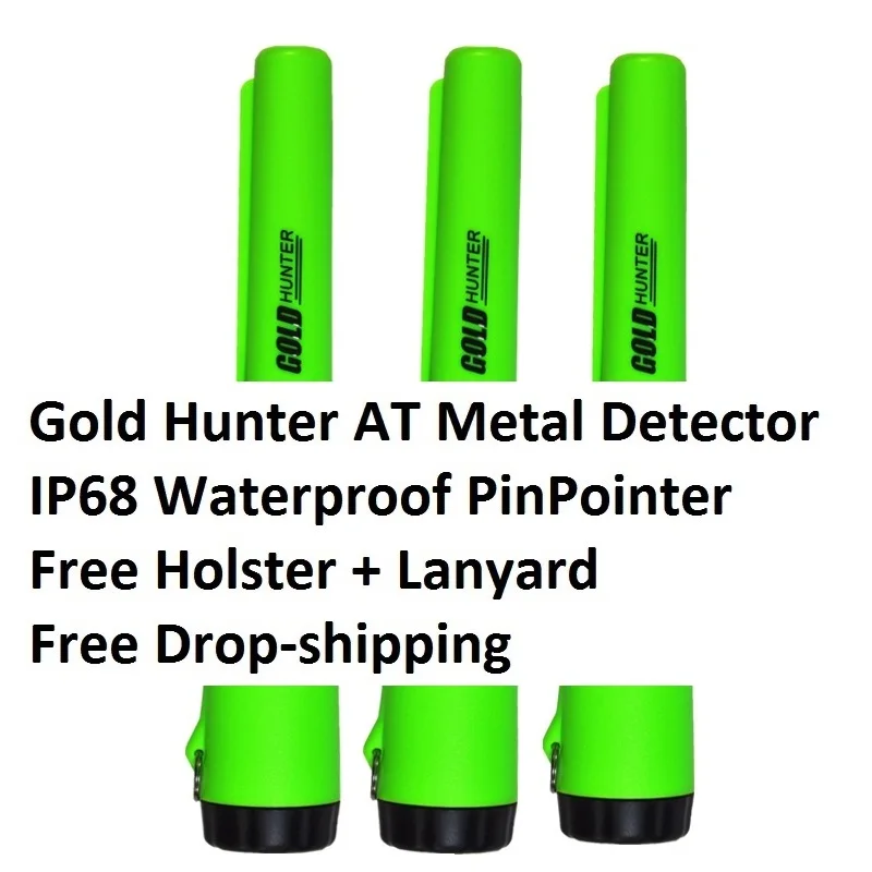 

Professional Metal Detector Handheld Metal Detector Underground Waterproof PinPointer Gold Hunter with Holster