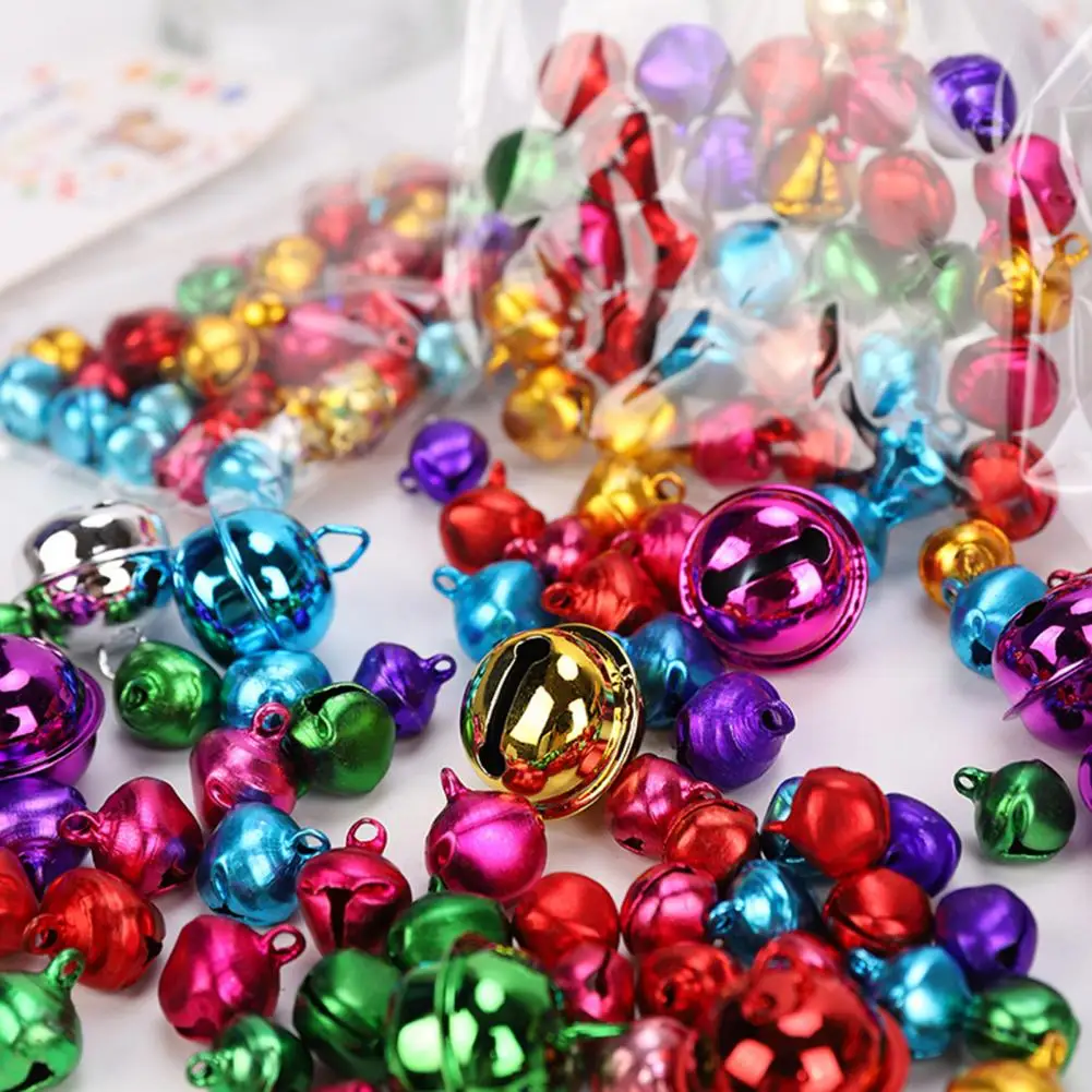 Fadeless 1 Bag Lightweight Necklaces Craft Christmas Bells Attractive Bell Lovely   for Daily Life