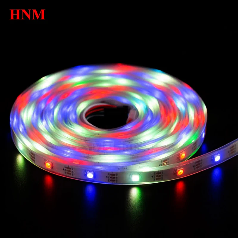 

1m/5m 30LEDs/Pixels/m DC5V SK6812 RGBW LED Strip Light 5050 SMD TV Flexible Tape Lamp,White/Black PCB,IP20/IP65/IP67