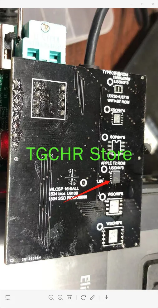 MacBook Apple Notebook Maintenance Serial Number Modification Tool T2 Chip Unlock BIOS Read Adapter Board