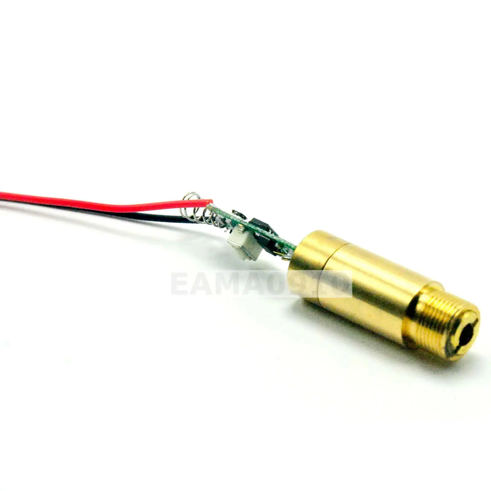 NEW 650nm 50mW 3-4.5V Red Laser Diode DOT Module w/Driver & Wire Brass Module