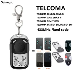 433Mhz Duplicator Copy Remote Control For TELCOMA TANGO2 SLIM2 TANGO4-SW For Garage Gate Key Fob Fixed code