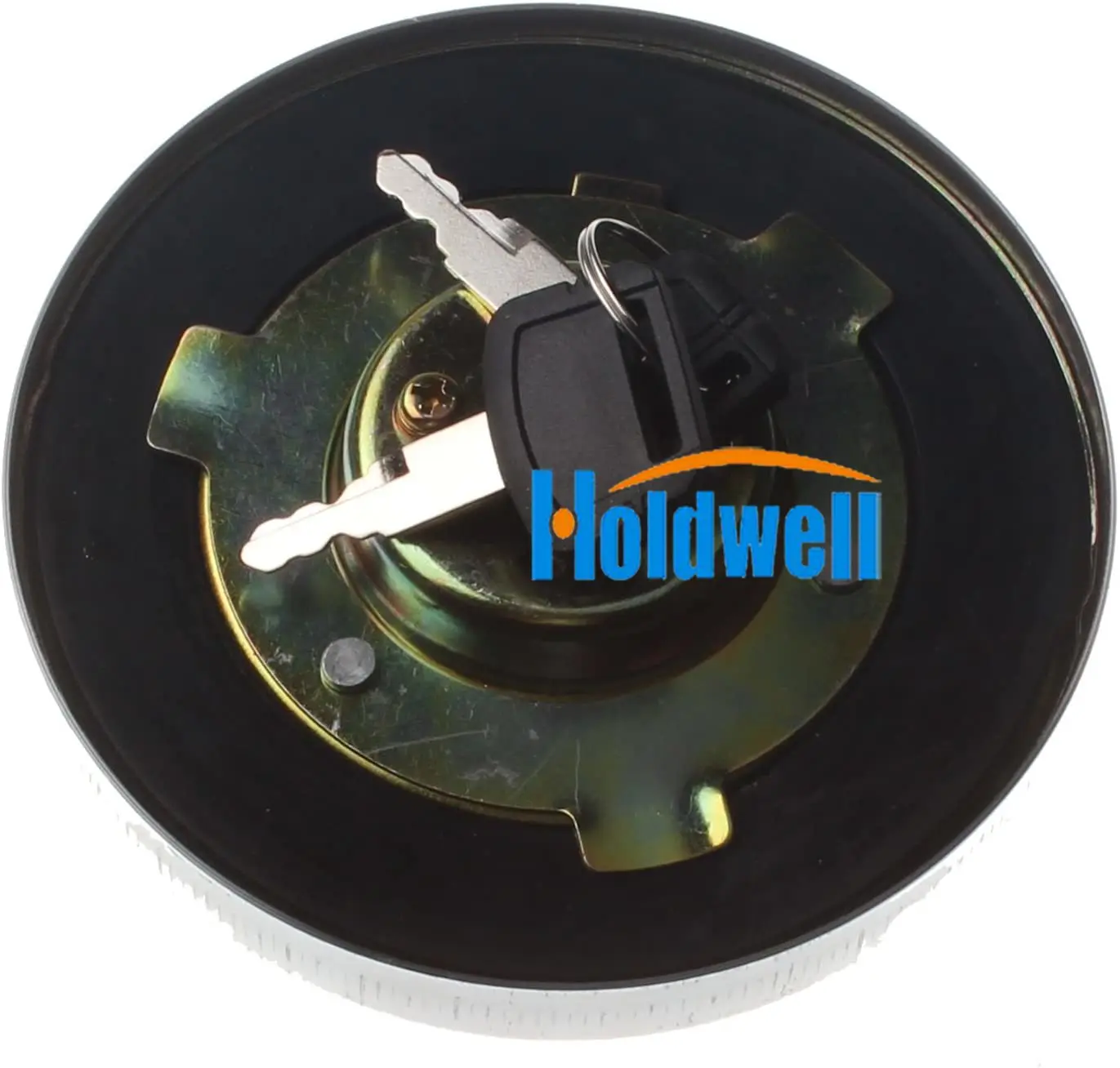 Holdwell Fuel Tank Cap W/2 key H800 for Hitachi EX150-5 EX160-5 EX230-5 EX270-5 Excavator