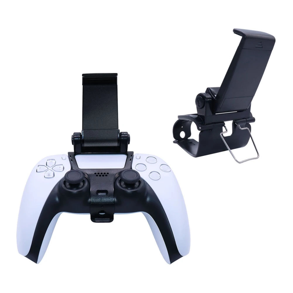 Soporte de Clip trasero para mando de PS5, empuñadura ajustable para mando de PS5, soporte para teléfono móvil