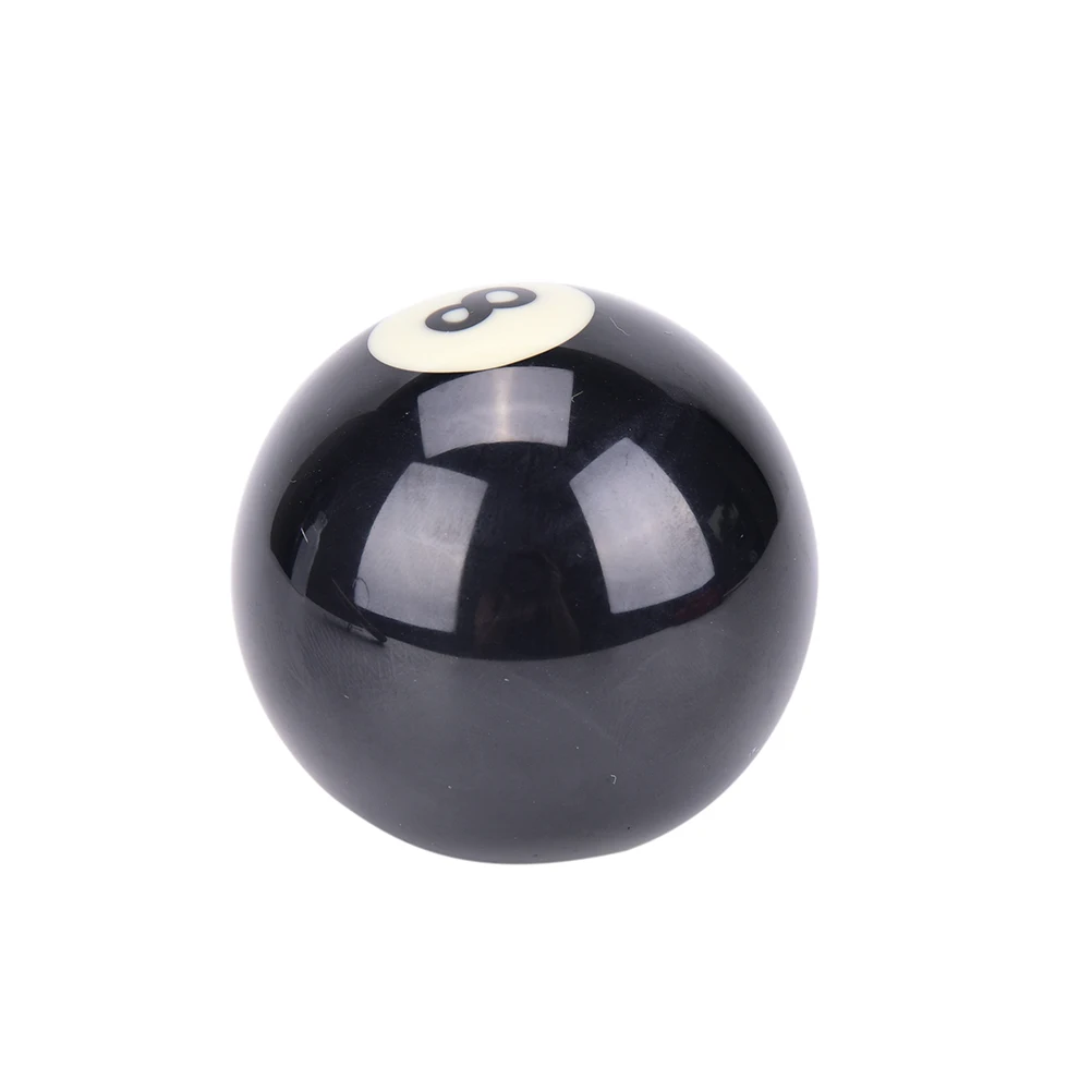 Boule de rechange pour billard Eentos BALL, standard, noir, EA14, Ik# 8, 52.5mm, 57.2mm, 8 pièces