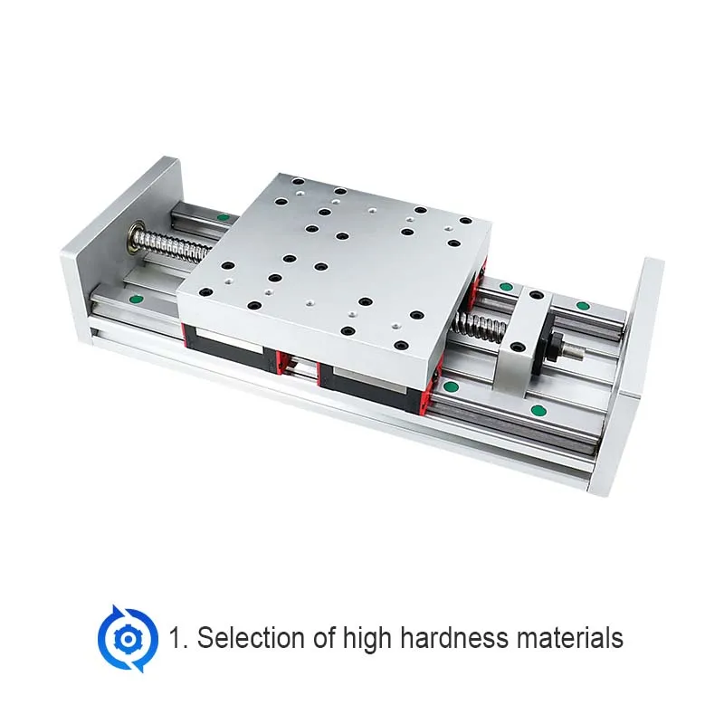 CNC sliding table Z axis motion stage HG150 :SFU1605 ball screw + HGR20 linear guide +30150 extrusion GX80:SFU1204 2080 for CNC