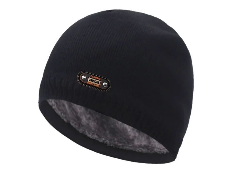 Mode Gestrickte Hut Männer Winter Hüte Für Frauen Skullies Beanies Capentrock Beanie Hut Pelz Gorro Dicke Warme Motorhaube männer Winter Kappe – Detail 12
