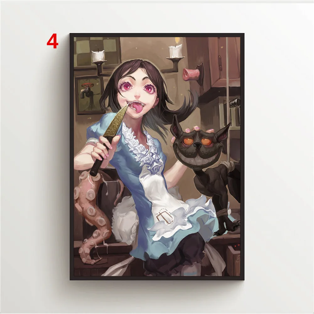 Anime Posters Alice Madness Returns Wall Poster Canvas Painting Wall Decor Posters Wall Art Picture Room Decoration Home Decor