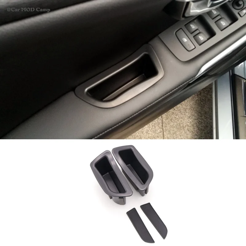 Car Accessories for Volvo V40 2013-2018 Interior Front Door Storage Box Holder Organizer Tray 2pcs