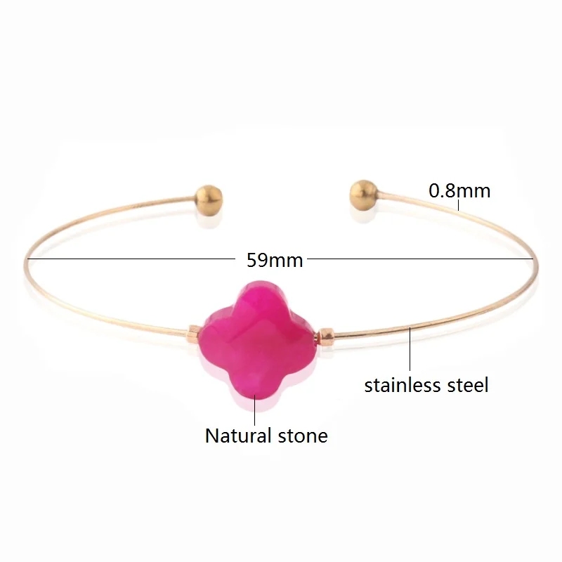 NeeFuWoFu Open color Natural stone Charm Bracelets Bohemia de Madera Pulseira Estrela de Cinco Pontas adjustable Bracelet Perles