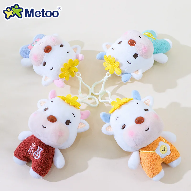 Metoo Mini Serie Borsa di pezza Portachiavi Giocattolo Peluche Unicorno Baby Doll Piccolo ciondolo Articolo Regalo di compleanno Appeso a parete Giocattolo Coniglietto