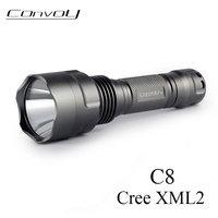 LED Flashlight Convoy C8 Cree XM-L2 7135*8 Powerful Linterna LED Torch Light Camp Fishing Lanterna 18650 Flash Light Work Light