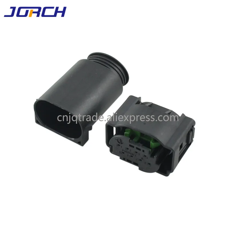 5sets TE/Tyco Series black 8P 1-1534229-1 male and female  plug bus shell automotive waterproof connector with terminals