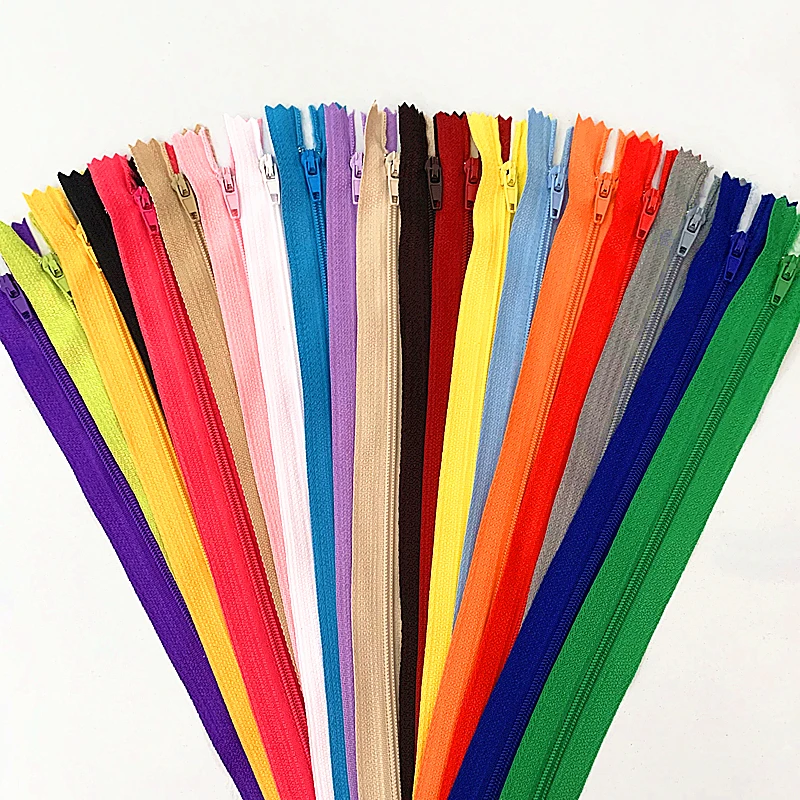 

8 inch（20cm）3# Nylon Coil Zipper Tailor Sewer Craft Crafter 10pcs