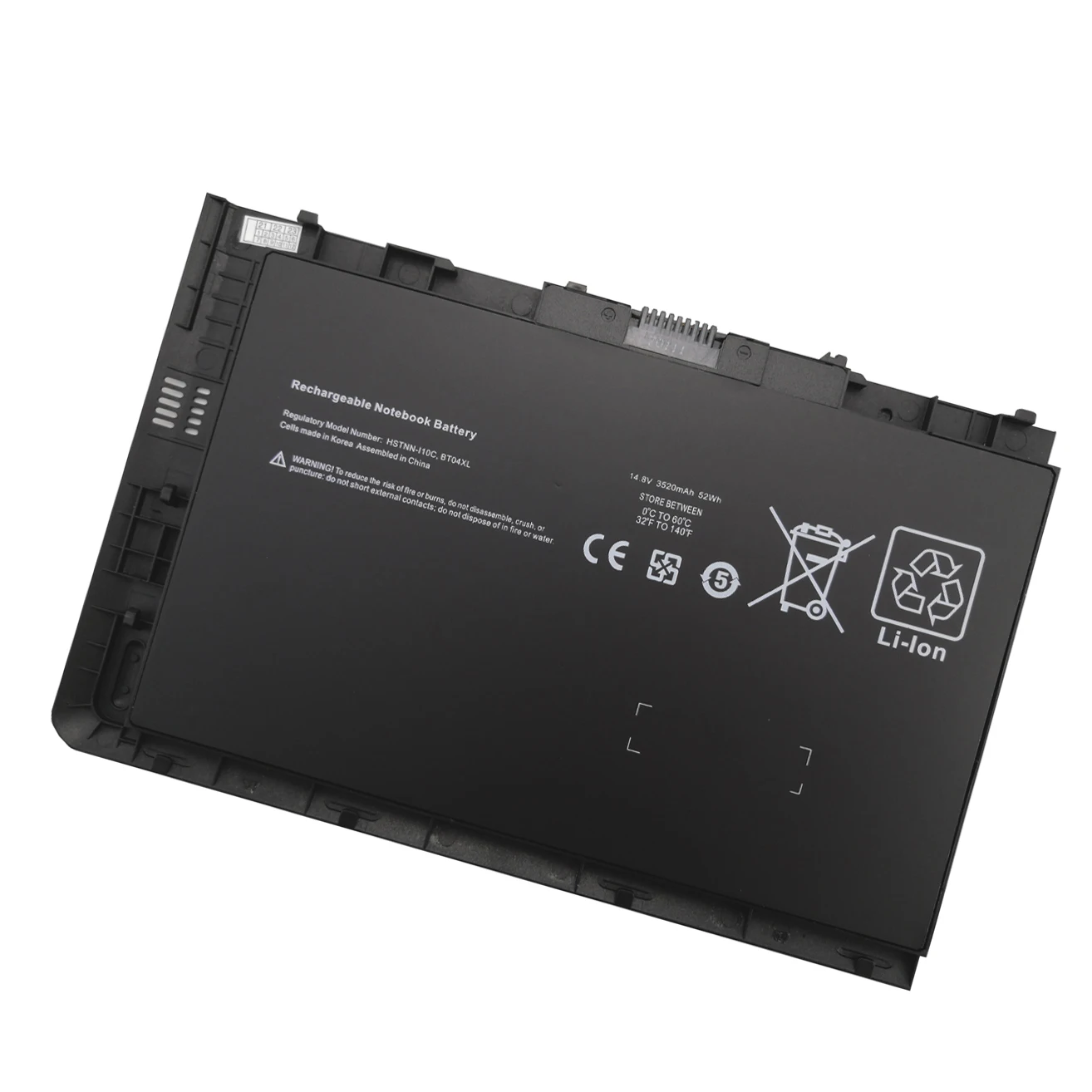 bateria 52wh bt04xl 148v para computador hp elitebook folio 9470 serie de 9480m partes componentes ba06 6875171c1 ajustavel para notebook 01