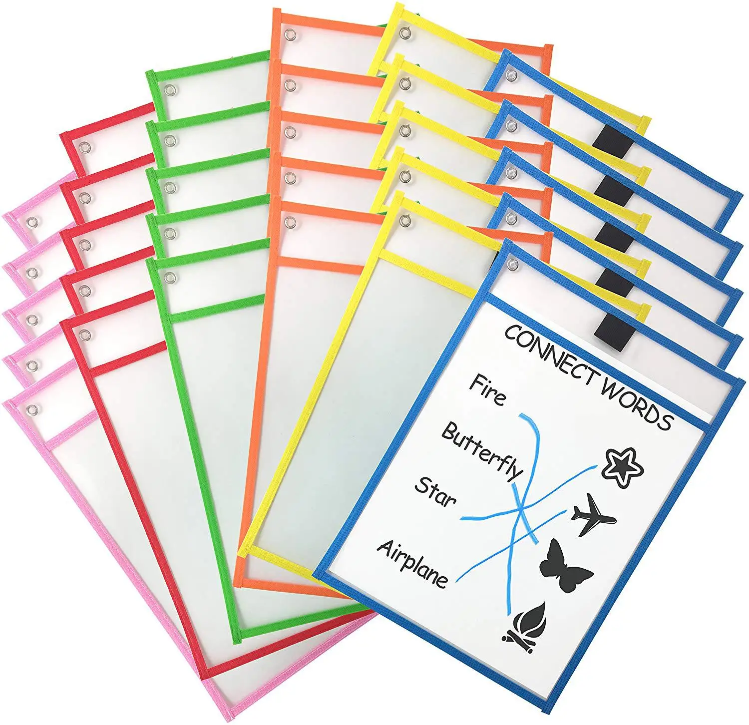 4 pz/set sacchetto di spazzola asciutto trasparente bambini tavolo da disegno pittura fai da te Doodle colorazione apprendimento giocattoli educativi per i regali dei bambini