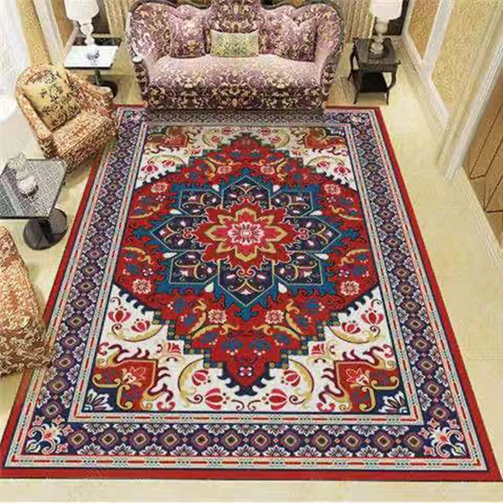 

Modern Hot Sale Persian Carpets For Living Room Bedroom Area Rugs Non-slip Antifouling Carpet Parlor Mat Factory Direct Supply