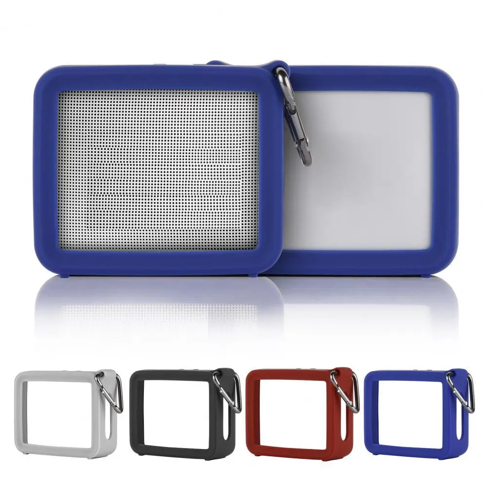 Protective Speaker Protective Case for JBL- GO2 Waterproof Anti-impact Bluetooth-compatible Speaker Protective Pouch with Buckle