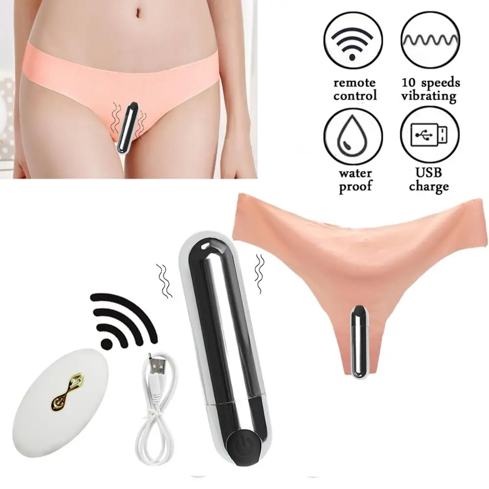 New Vibrating Panties 10 Functions Wireless Remote Control Strap on Underwear Vibrator Clitoral Stimulator Sex Toy For Women