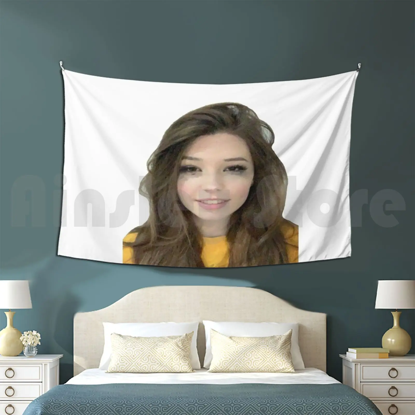 Belle Delphine Tapestry Living Room Bedroom Belle Delphine Belle Delphine Gamer Girl Bath Water Kawaii Anime