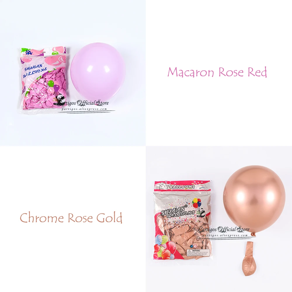 Ballons en Latex avec chaîne, 107 pièces, mélange de couleurs Pastel, rose, gris mat, guirlande, décorations pour la maison, mariage, fête prénatale, saint-valentin