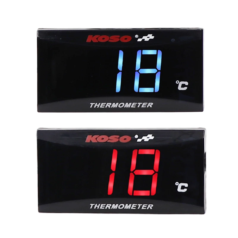 Universal 12V Motorcycle KOSO mini Digital Displayer volt meter Voltmeter For Honda Kawasaki Suzuki Yamaha Xmax 300 Nmax CB400