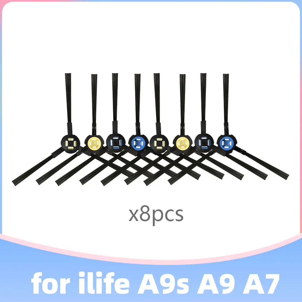 ل ILIFE V8s / V8 Plus / A9s / A7 / A80 Plus / L100 / A10s / B5MAX / MEDION S20 SW استبدال الجانب فرشاة جزء الملحقات