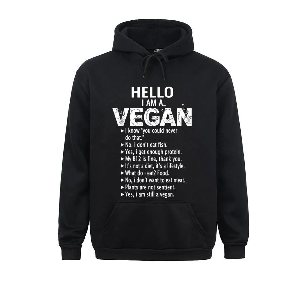 

Funny Pro Vegan Activism Gym Athlete Gift Christmas Sweatshirts Newest Long Sleeve 3D Printed Student Men Hoodies Hoods