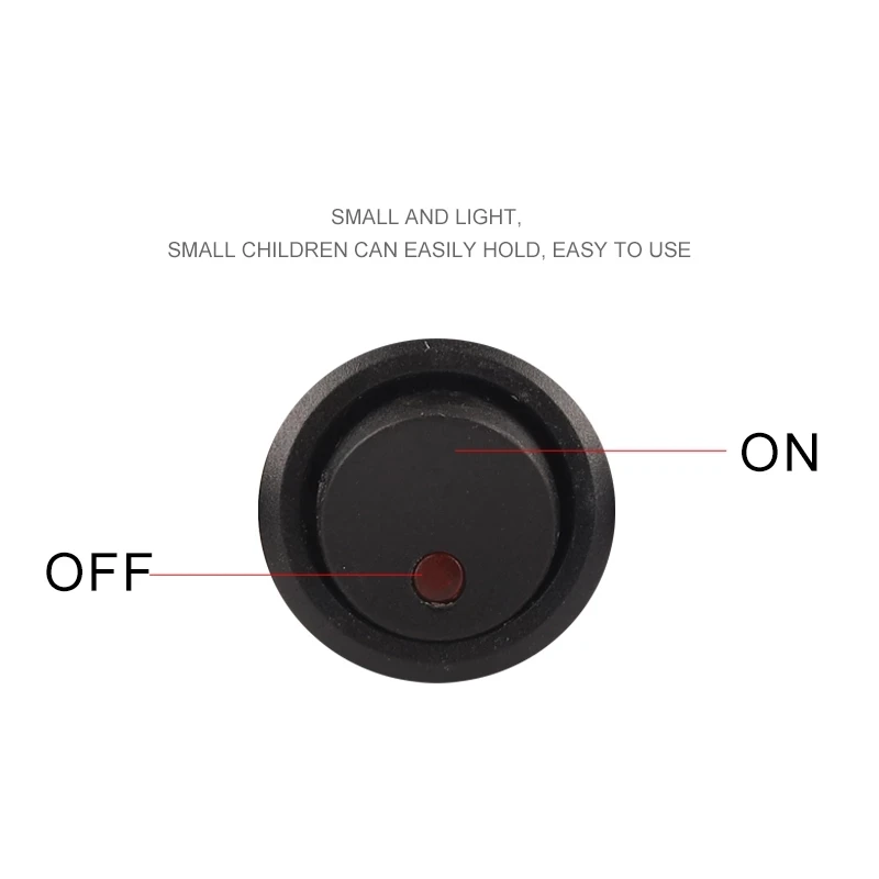5/10PCS ON/OFF 250V/10A 125V Round Rocker Dot Boat Switch Waterproof LED Light 23mm Boats Car Power Button Toggle Switches