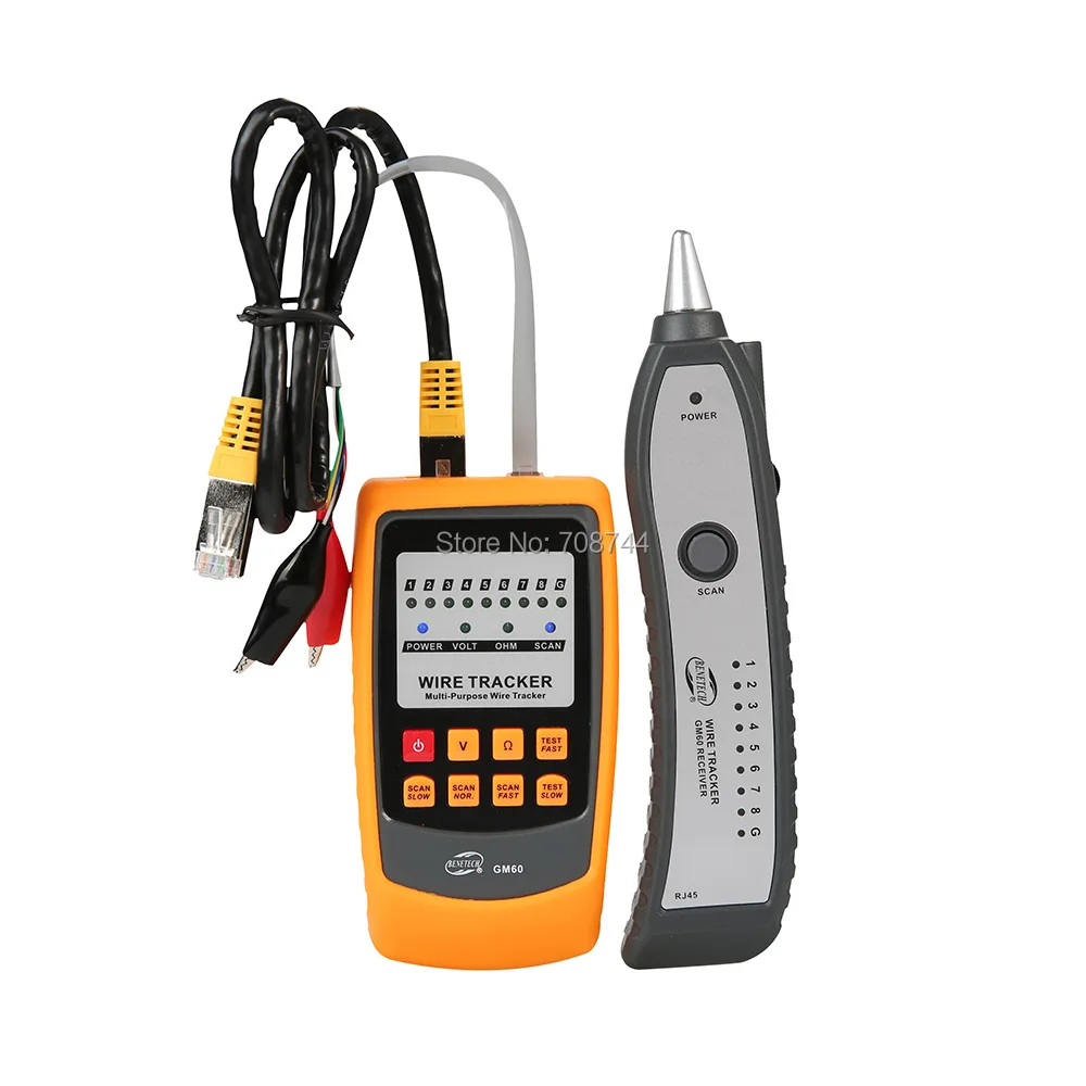 Cable Detector GM60 Handheld Rapid LAN Network Cable Tester Line Finder Wire Tracker Tool Network Line Finder