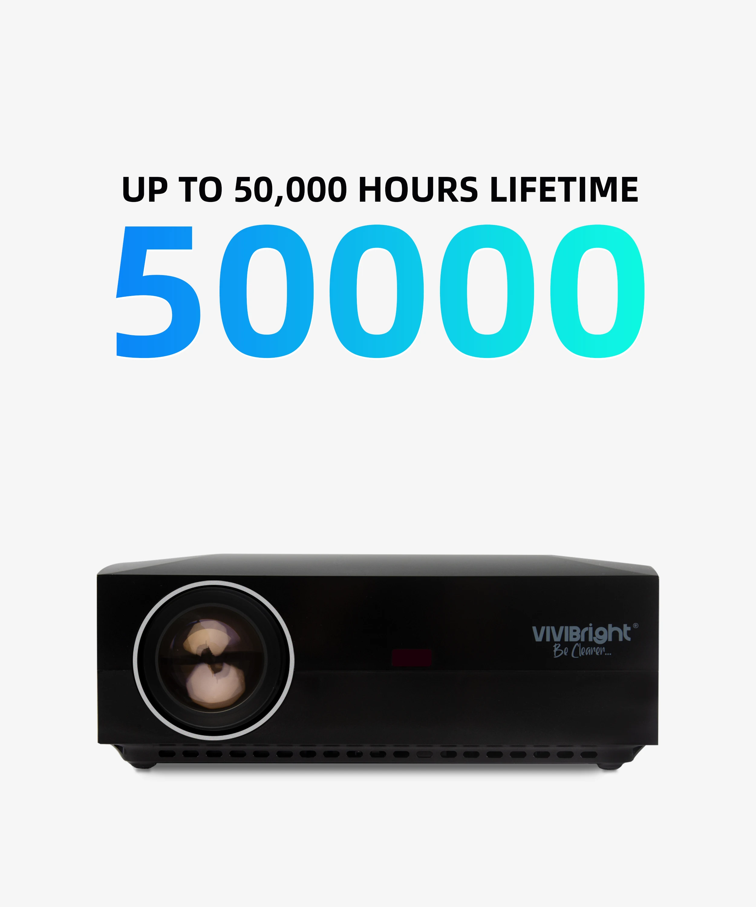 New arrival native 1080p led projector F30 VIVIBRIGHT 5000Lumens movie 3lcd led christmas projector