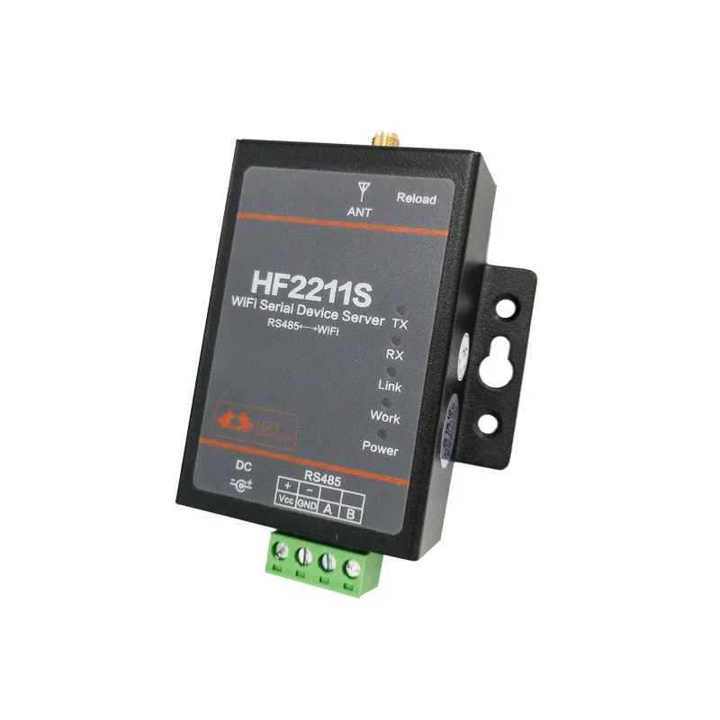 

HF2211S Small Size Industrial Modbus Serial RS485 to WiFi Converter TCP IP Telnet Modbus 2M Flash Serial Server