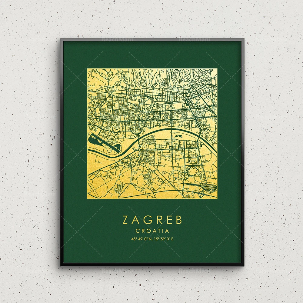 Poster kanvas seni dinding pet - Home Decor Zagreb ulasan dan harga