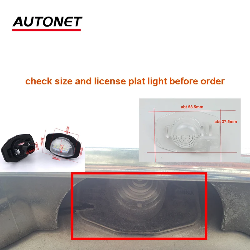 Autonet Rear Camera bracket For Toyota Corolla Altis Corolla E150/ ist ZSP110 For Toyota Urban Cruiser camera housing mounts kit