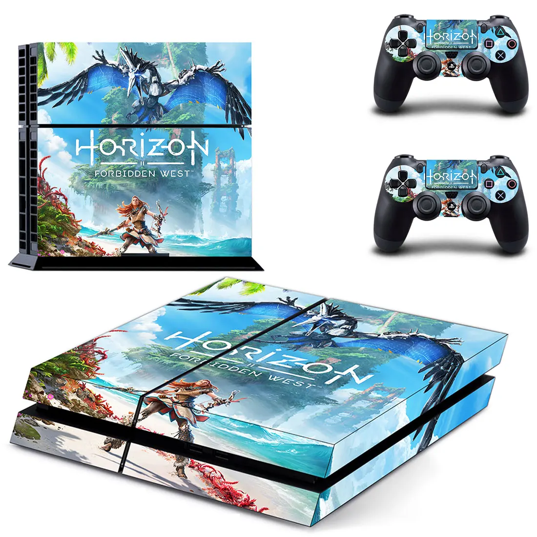 Horizon Forbidden West PS4 Stickers Play station 4 Skin Sticker Decals For PlayStation 4 PS4 Console & Controller Skins Vinyl