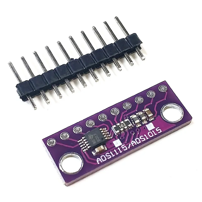 Módulo do canal de i2c ads1115 16 bits adc 4 com amplificador programável do ganho 2.0v a 5.5v para arduino rpi
