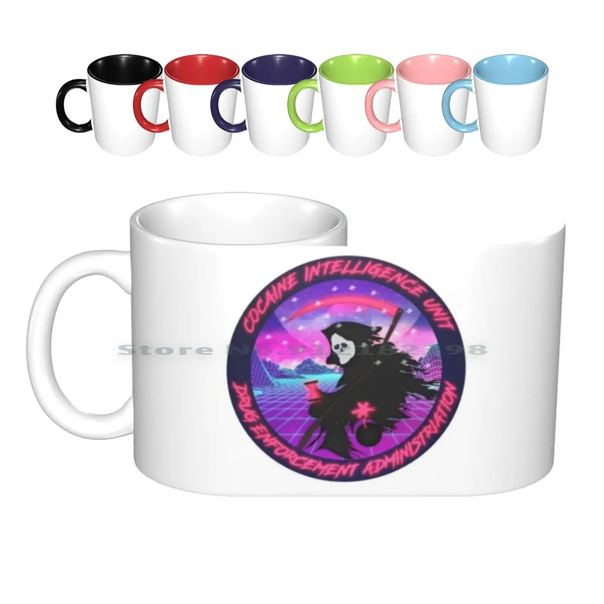 Chapo Trap House Cocaine Intelligence Unit Ceramic Mugs Coffee Cups Milk Tea Mug Chapo Trap House Communism Socialism Anarchist