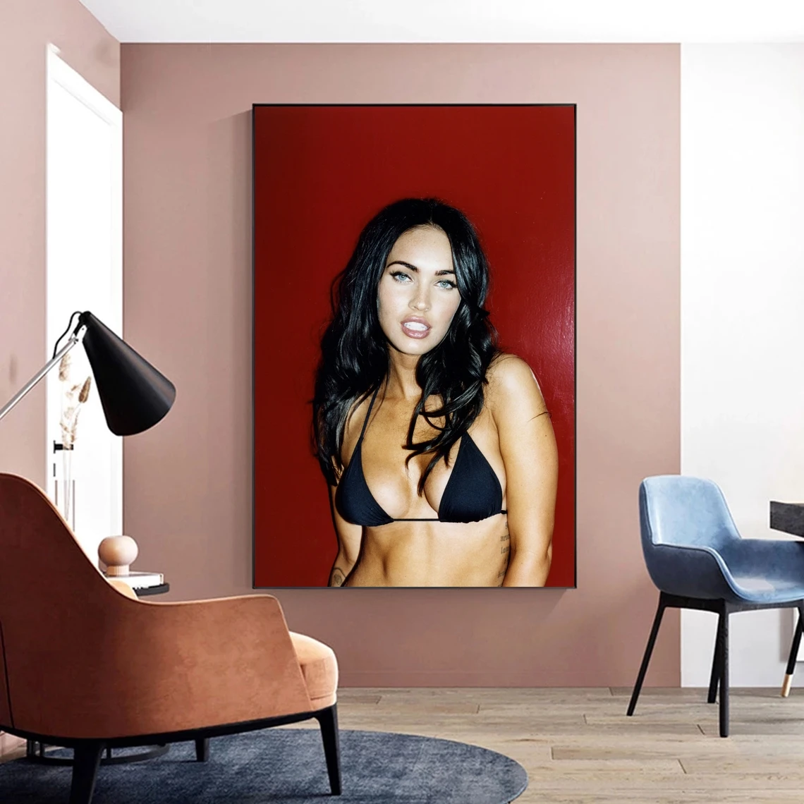 

Megan Fox Poster Music Star Singer Hip Hop Rap Canvas Print Wall Painting Home Decoration