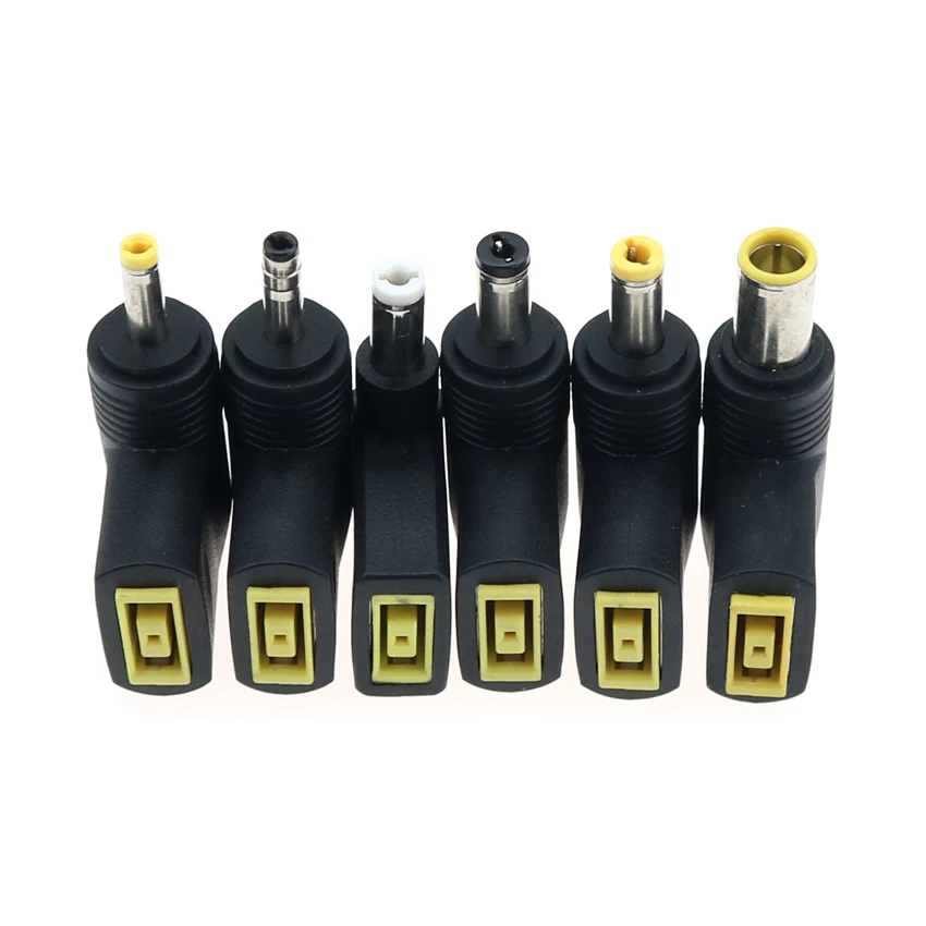 Ngọc Khê DC 4.0*1.7 5.5*2.1 5.5*2.5 7.9*5.5Mm Đến Vuông Nữ Sạc adapter Cắm Chuyển Đổi Cho Laptop Lenovo