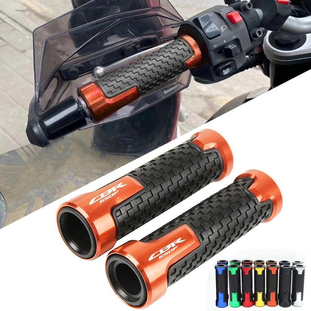 For Honda CBR650F CB650F CBR 650 F CBR650 F 7/8'' 22MM Motorcycle CNC Handlebar Grips Handle bar Handle Grip Motorbike grips End