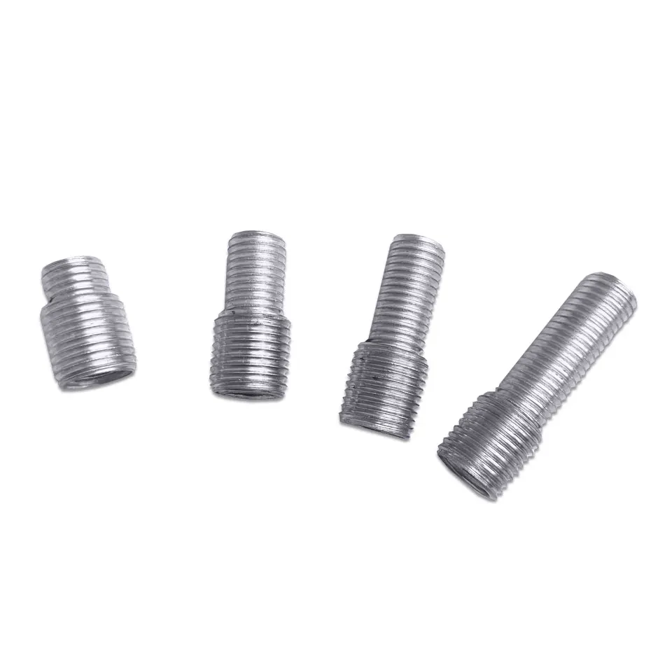 2pcs M10 M8 External Teeth Adapter Screw Fine Teeth Full Teeth Lighting Lamps  Hollow Iron Tube Dental Tube Screws