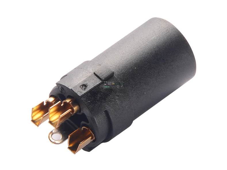 NEUTRIK three core XLR balance cannon female plug NC3FXX-B Black Gold-plated with color ring