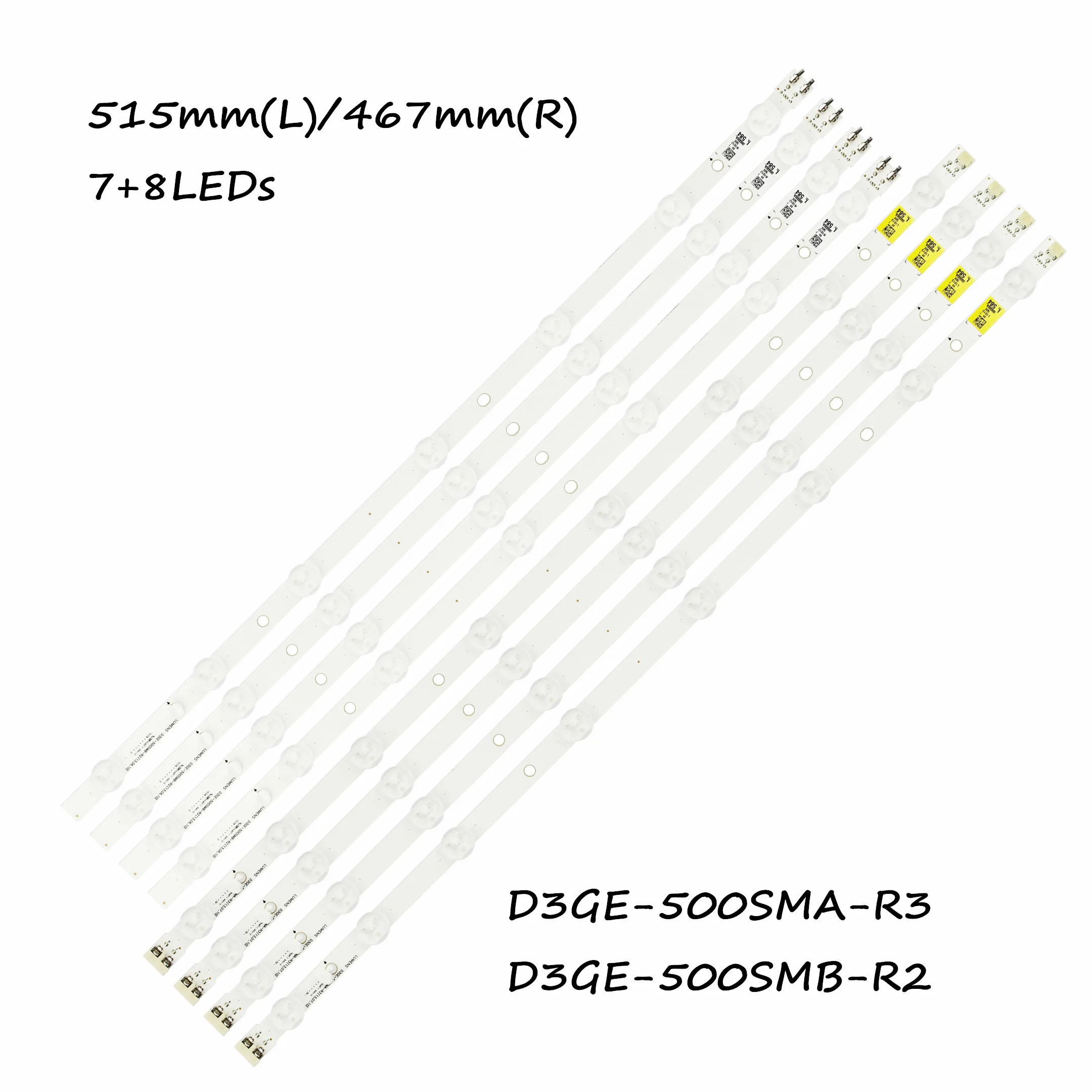 

LED Strip for UE50J6200 UE50H6201 UN50J6200 UE50H6203 UE50EH5300 D3GE-500SMA-R3 D3GE-500SMB-R2 2013SVS50_3228N1_B2_R07 L08