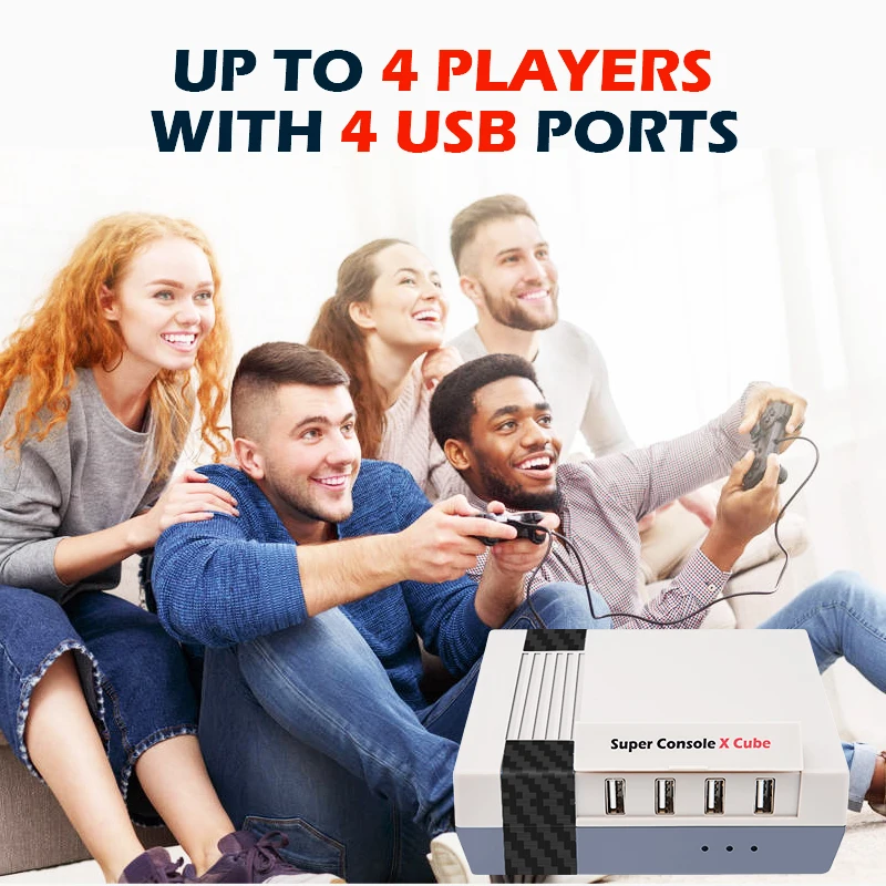 Ретро видео игровые консоли супер консоль X Cube для PS1/PSP/DC/Arcade TV BOX игровые плееры с 117000 классическими играми 4K HD дисплей