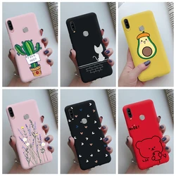 Silicon Case For Vivo Y12 Y15 Y17 Y3 Y19 1915 U3 1904 Back Cover Cute Cat Cactus Cartoon Fundas Soft TPU Phone Case Coque Bumper