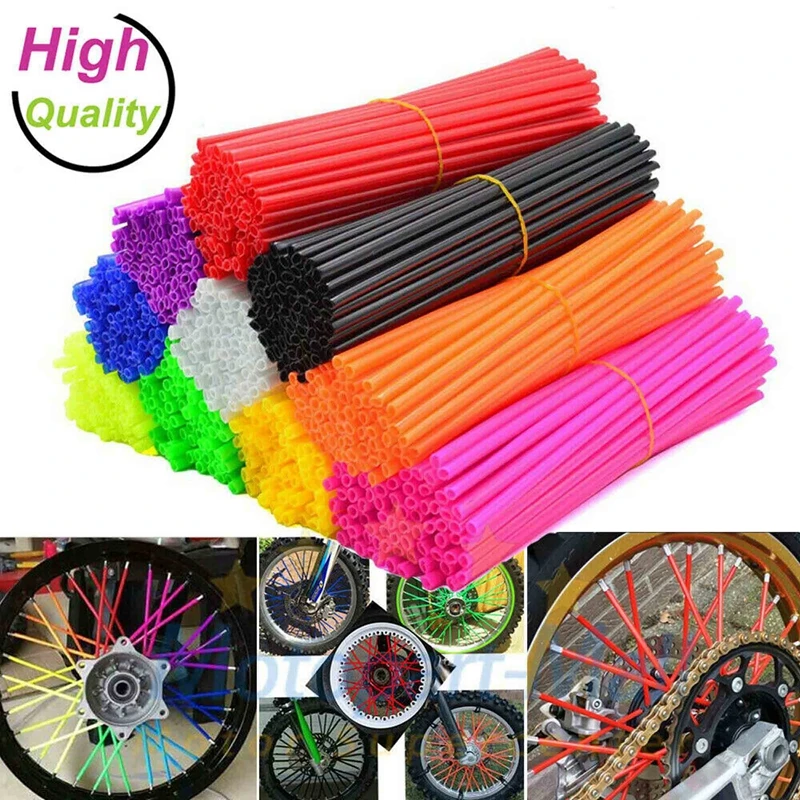 36 pcs bicycle spoke holster tire decorative rim protective cover protective cover, suitable for bicycles and motorcycles