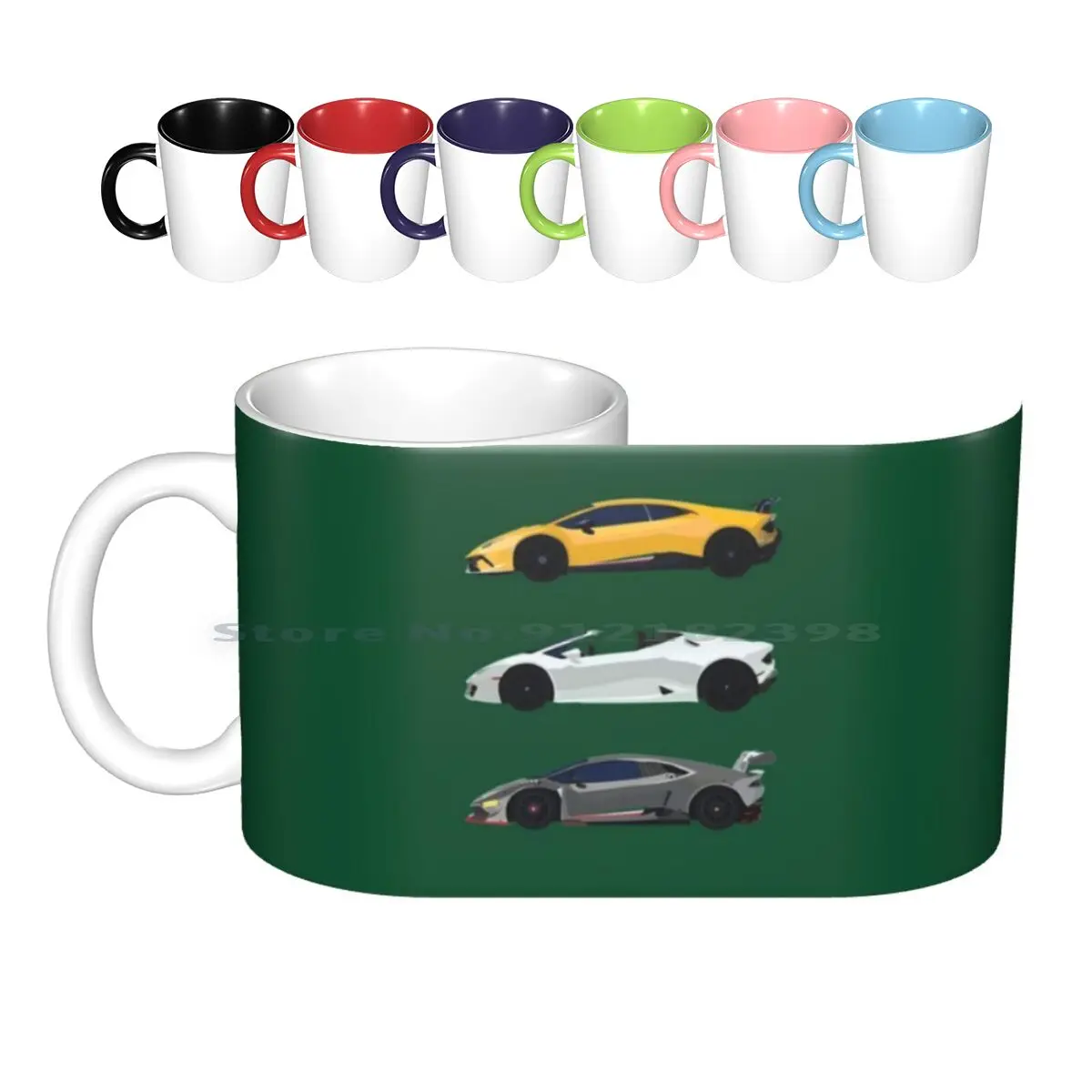 Huracan Minimalist Huracán Variant Ceramic Mugs Coffee Cups Milk Tea Mug Domenicali Roadster Urus 2019 2019 1999 Museum Sc18