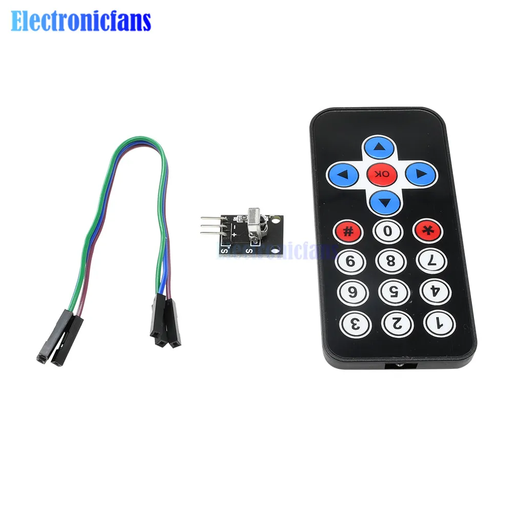 1 Set Infrarot-Fernbedienungsmodul, kabelloses IR-Empfängermodul, DIY-Kit, HX1838, intelligente Elektronik für Arduino, Raspberry Pi, DIY. – Detail 12